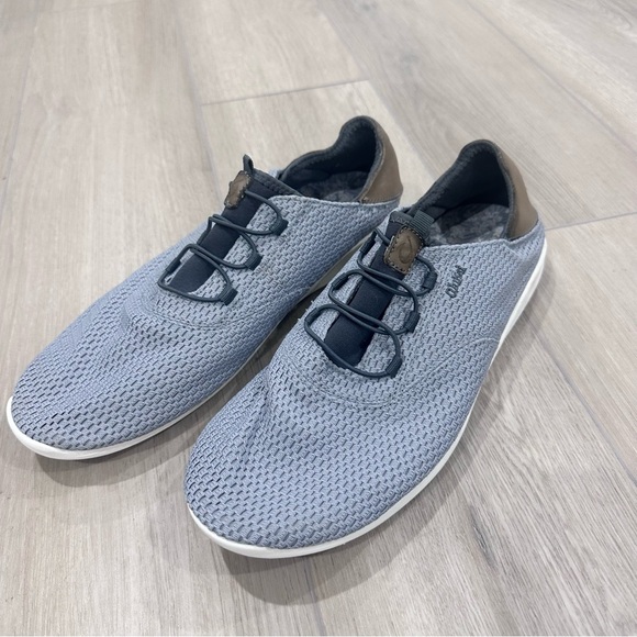 Olukai Men’s Alapa Li sneaker shoes in Tradewind Grey size 12 - Picture 2 of 6